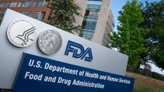 U.S. FDA sign in front of building